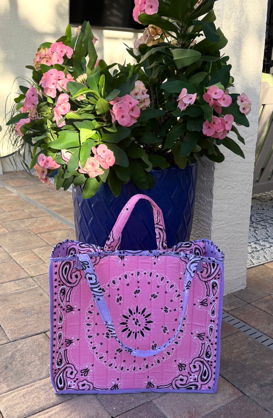 Handmade Large Bandana Bag