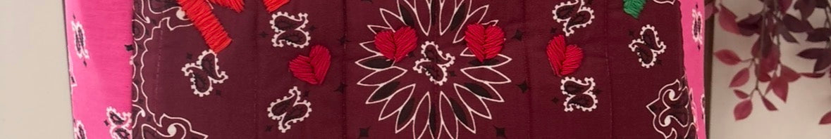 ADD hand embroidered hearts