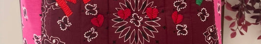 ADD hand embroidered hearts