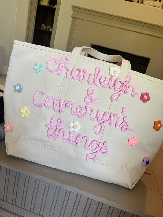 XL LL BEAN Custom Tote
