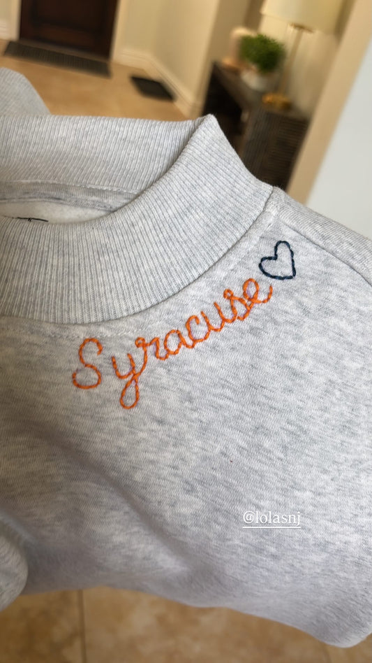 Personalized Mockneck Sweatshirt