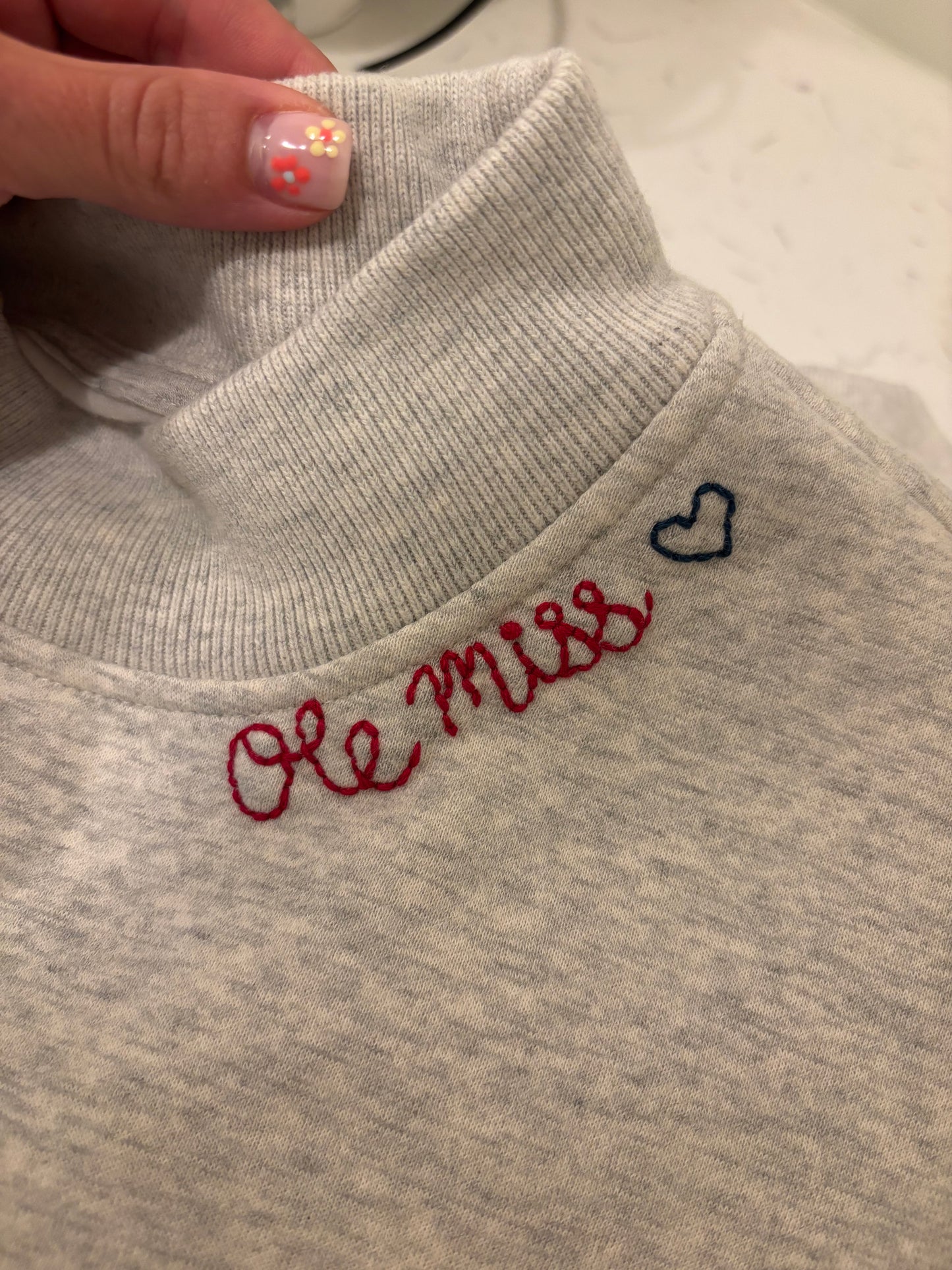 Personalized Mockneck Sweatshirt